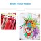 Stamped Embroidery Kit with Pattern Floral DIY Sewing Cross Stitch Kits for Adult Flowers Plants Embroidery Starter Kit with Embroidery Floss,Hoops,Color Thread,Needle,Instruction,Set of 2